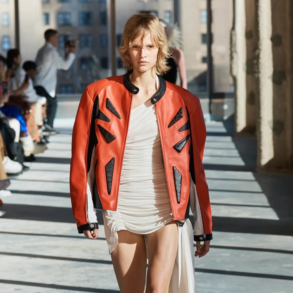 Dion Lee Leaf Back Motocross Jacket from Spring 2023 RTW Runway